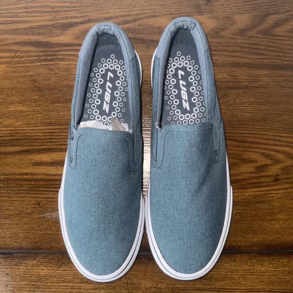 Lugz‎ Mens Clipper Slip-On Sneaker Size 9 Canvas Boat Shoe Summer NWOB